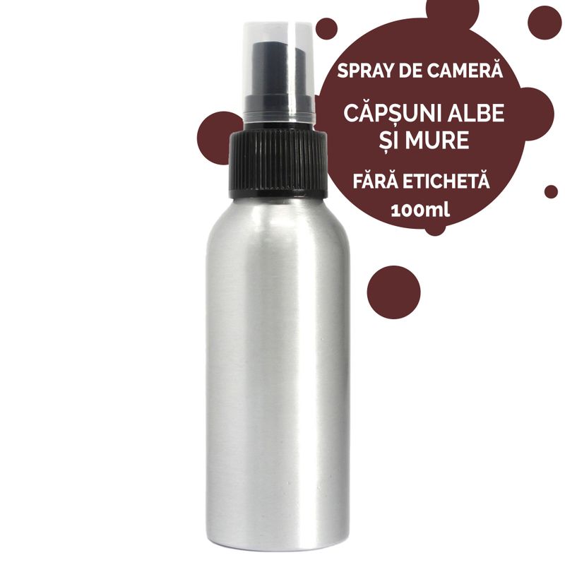 100ml Rumsspray - Vita Jordgubbar & Björnbär - Utan Etikett