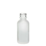 10ml Flaska i Vitt Frostat Glas - Utan Lock