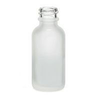 100ml Flaska i Vitt Frostat Glas - Utan Lock