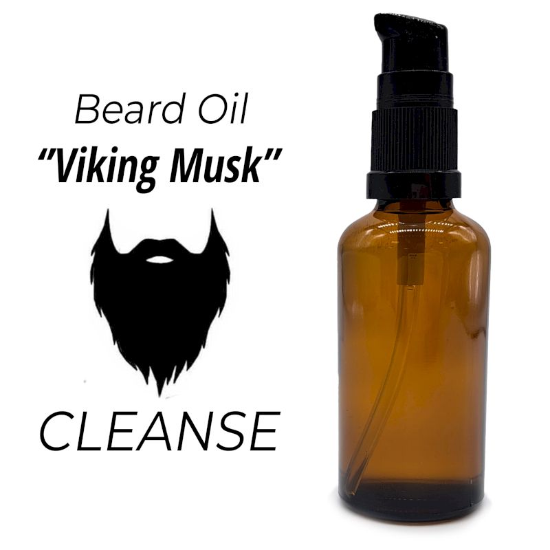 50ml Skäggoljor - Viking Mysk - Utan Etikett