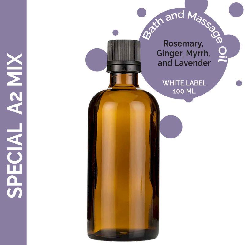 Speciell A2-Blandning Massageolja - 100ml - Utan Etikett