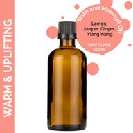 Varm & Upplyftande Massageolja - 100ml - Utan Etikett