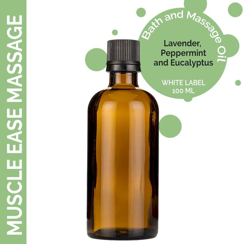 Muskelavslappning Massageolja - 100ml - Utan Etikett