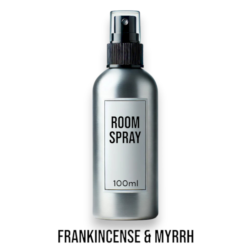 100ml Rumsspray - Guld, Rökelse & Myrra - Utan Etikett