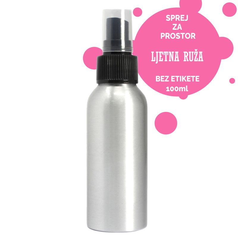 100ml Rumsspray - Sommarros - Utan Etikett
