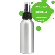 100ml Rumsspray - Citronella - Utan Etikett