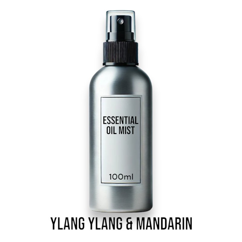 100ml Rumsspray med Eteriska Oljor - Ylang Ylang & Mandarin - Utan Etikett