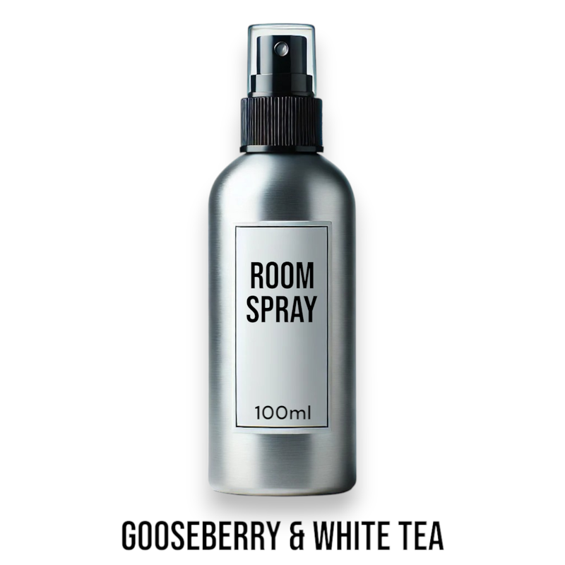 100ml Rumsspray - Krusbär & Vitt Te - Utan Etikett