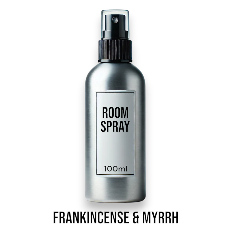 100ml Rumsspray - Guld, Rökelse & Myrra - Utan Etikett