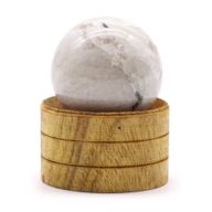 Ädelstenskula med Stativ 40mm - Indisk Månsten