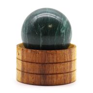 Ädelstenskula med Stativ 40mm - Indisk Jade