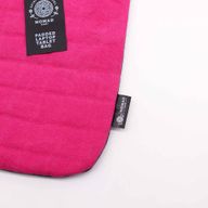 Vadderat Laptopfodral - Rosa - Stentvättat