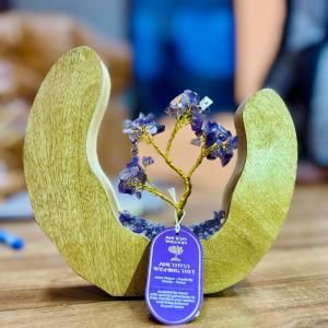 Ädelstensträd på Mangoträ - AWGifts Sverige - Leverantör av Present- och Aromaterapiartiklar