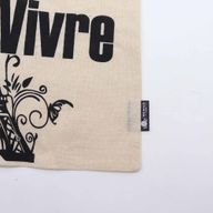 Ikonisk Basic Tygkasse - Joie de Vivre - Naturlig