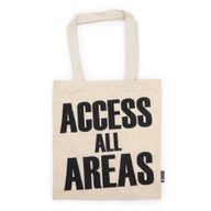 Ikonisk Basic Tygkasse - ACCESS ALL AREAS - Naturlig