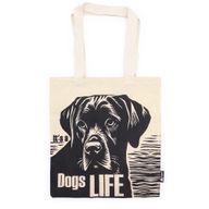 Ikonisk Basic Tygkasse - Dog's Life - Naturlig
