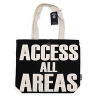 Ikonisk Klassisk Tygkasse - ACCESS ALL AREAS - Svart Naturlig