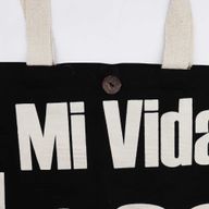 Ikonisk Klassisk Tygkasse - Mi Vida Loca - Svart Naturlig