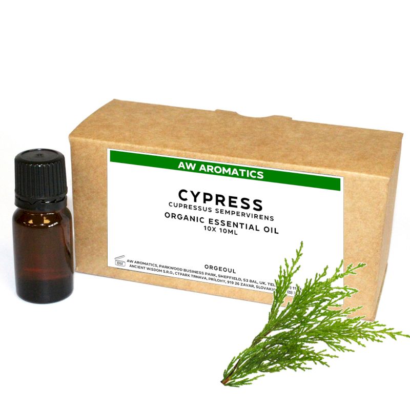 Cypress Ekologisk Eterisk Olja 10ml - Utan Etikett