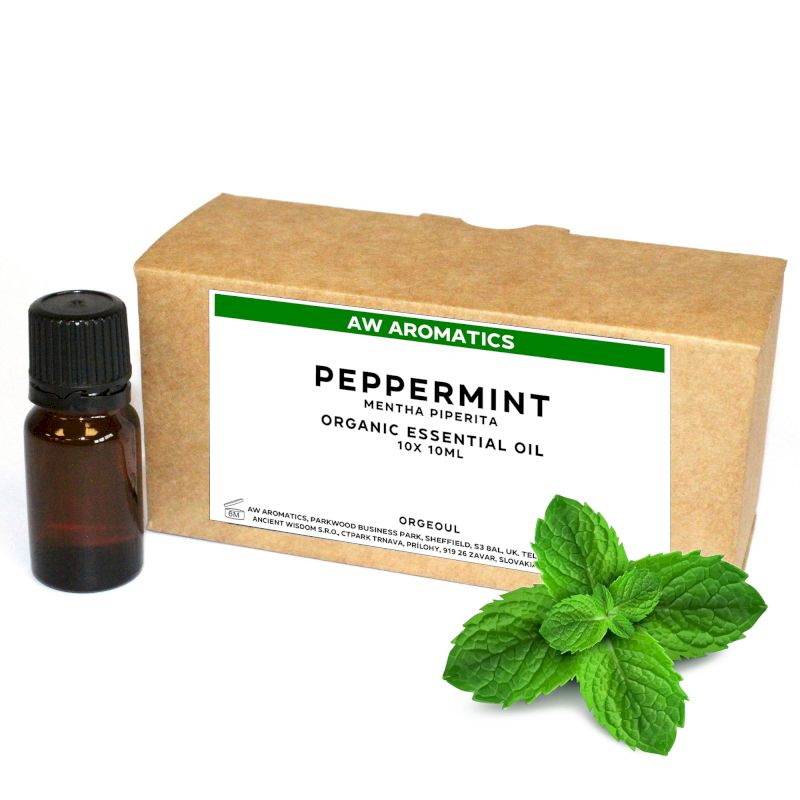 Pepparmynta Ekologisk Eterisk Olja 10ml - Utan Etikett