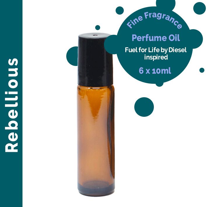 Rebellisk Parfymerade Roll-On Oljor 10ml - Utan Etikett