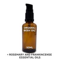 Ekologisk Kroppsolja 50ml - Rosmarin & Rökelse - Utan Etikett