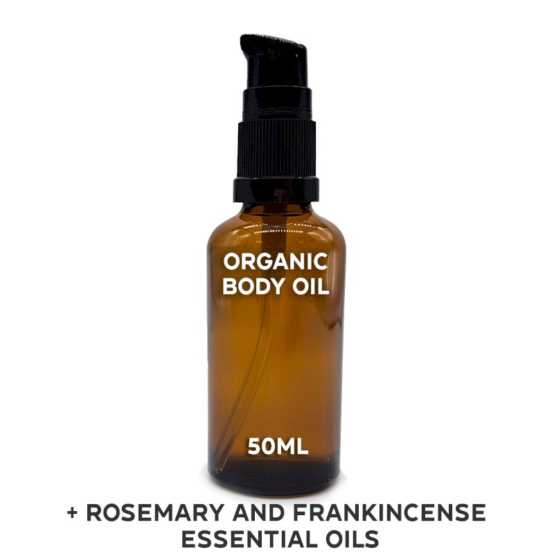 Ekologisk Kroppsolja 50ml - Rosmarin & Rökelse - Utan Etikett