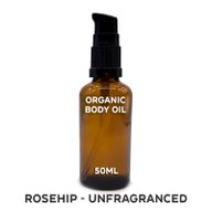 Ekologisk Kroppsolja 50ml - Nypon (Oparfymerad) - Utan Etikett