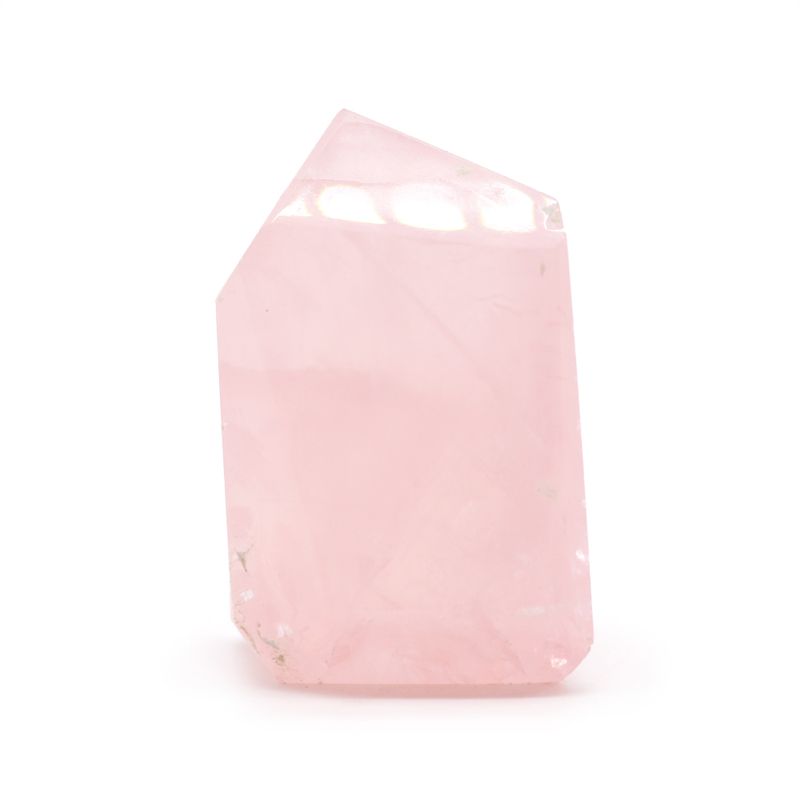 Ädelstensspetsar i Bulk (0.5KG) - Indisk Rosenkvarts (ca 8 stycken)