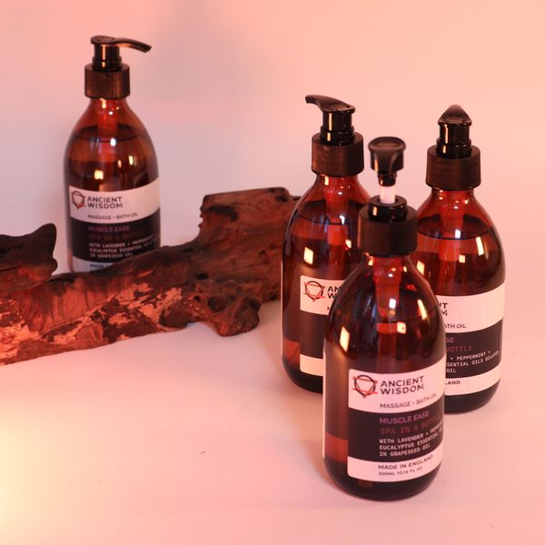 Massage- & Badolja - Tonande & Stärkande 300ml