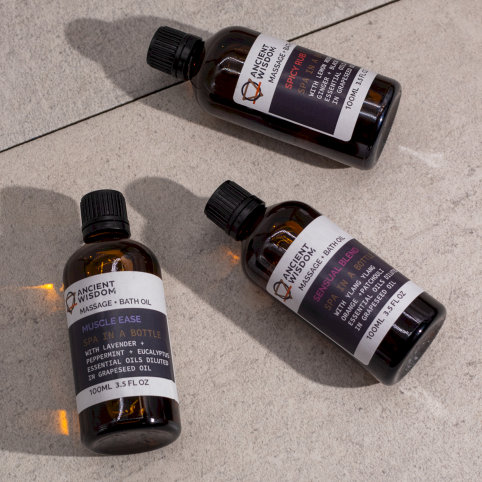 Massage- och Badoljor - 100ml