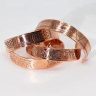 Armband med Affirmationsgravyrer i Massiv Koppar (blandade)