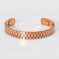 Manliga Armband i Massiv Koppar med Magneter (blandade)