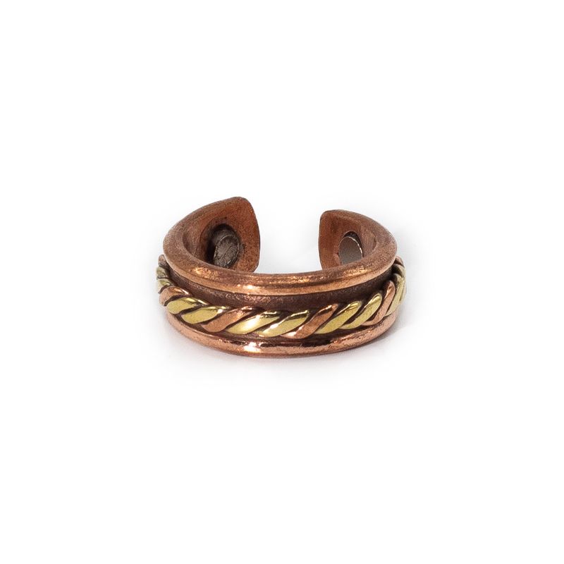 Ringar i Koppar med Magneter - Blandade Designer & Storlekar