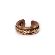 Ringar i Koppar med Magneter - Blandade Designer & Storlekar