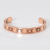 Manliga Armband i Massiv Koppar med Magneter (blandade)