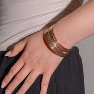Mönstrade Armband i Koppar med Magneter (blandade)