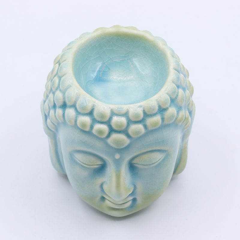 Buddha Oljebrännare - Blå