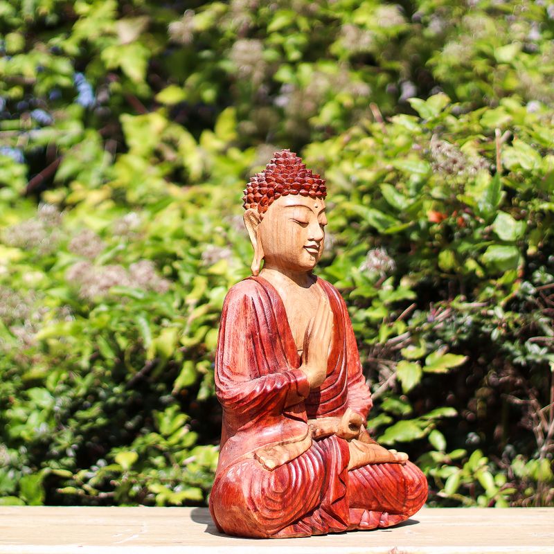 Handsnidad Buddhastaty - 30cm Undervisning