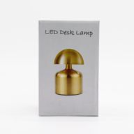 Touch-lampa - Platt Svamp i Brons - USB (C) - Uppladdningsbar (400 Watt)