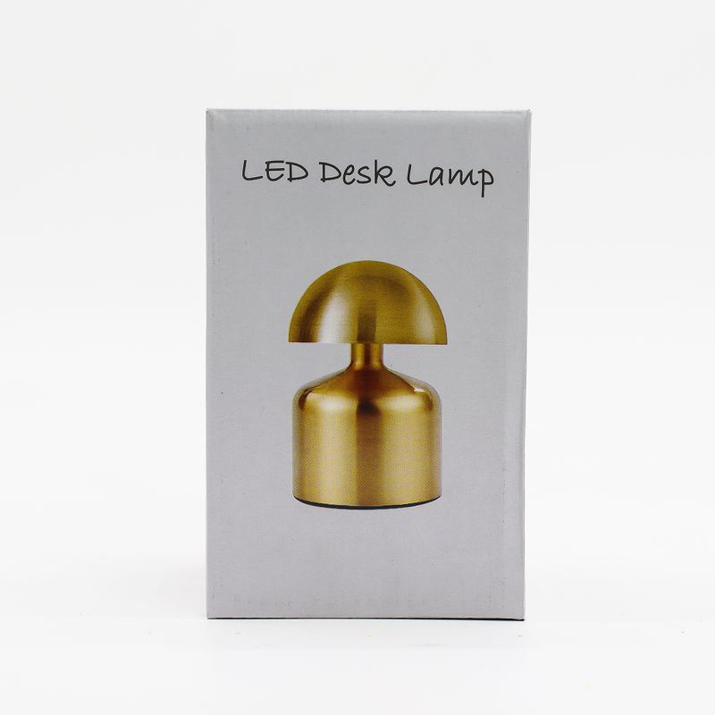 Touch-lampa - Platt Svamp i Brons - USB (C) - Uppladdningsbar (400 Watt)