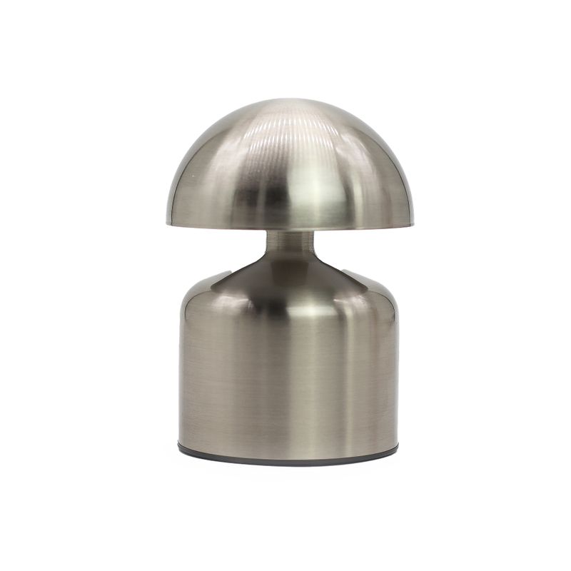 Touch-lampa - Kupolformad Svamp i Silver - USB (C) - Uppladdningsbar (400 Watt)
