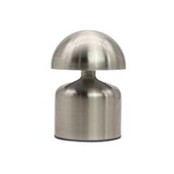 Touch-lampa - Kupolformad Svamp i Silver - USB (C) - Uppladdningsbar (400 Watt)