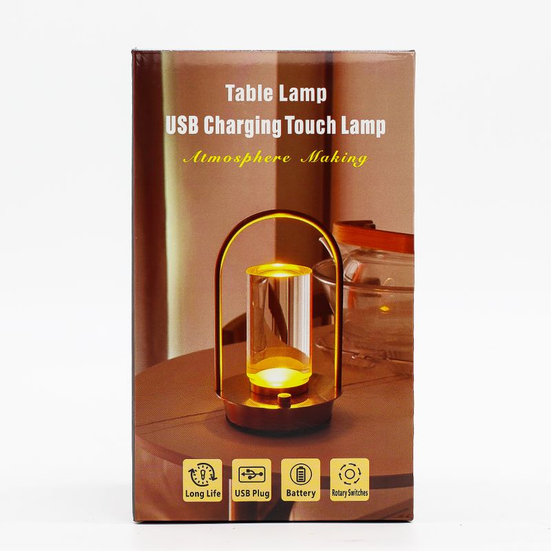Touch-lampa - Kristalllykta - USB (C) - Uppladdningsbar (2000 Watt)