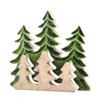 Vilse i Skogen - Tre Stycken Träd - 3D Trädekoration - 20x23cm