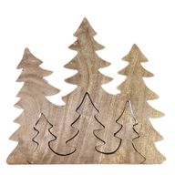 Vilse i Skogen - Tre Stycken Träd - 3D Trädekoration - 20x23cm
