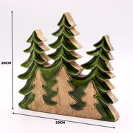 Vilse i Skogen - Tre Stycken Träd - 3D Trädekoration - 20x23cm