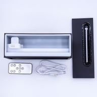 Doftspridare med Flammeffekt och Fågelljud - Svart USB - Färgbyte