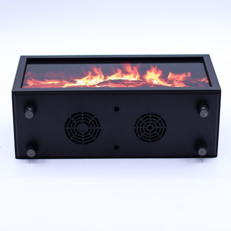 Doftspridare med Flammeffekt och Fågelljud - Svart USB - Färgbyte