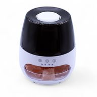 Doftspridare med Flammeffekt och Saltstenar - Vit USB - Färgbyte och Timer